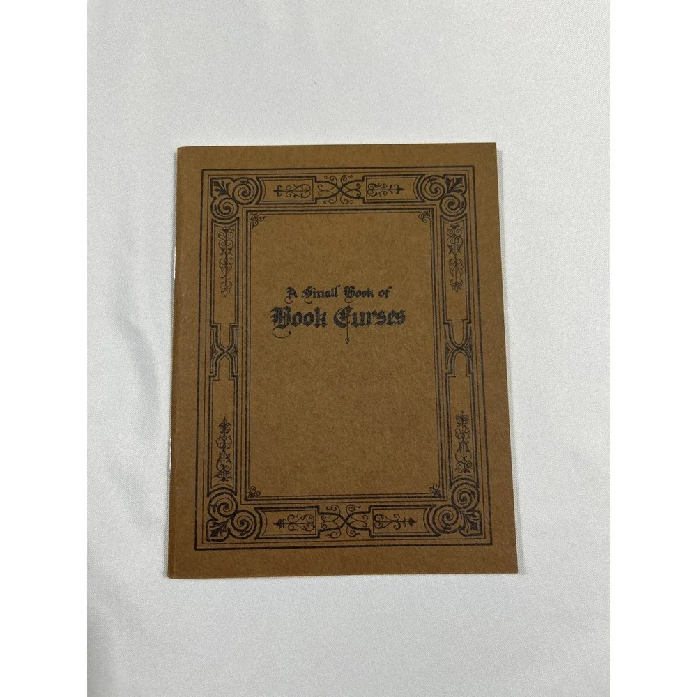 A Small Book of Book Curses Booklet 2nd Edition Vintage 1977 Scholar Gipsy Press